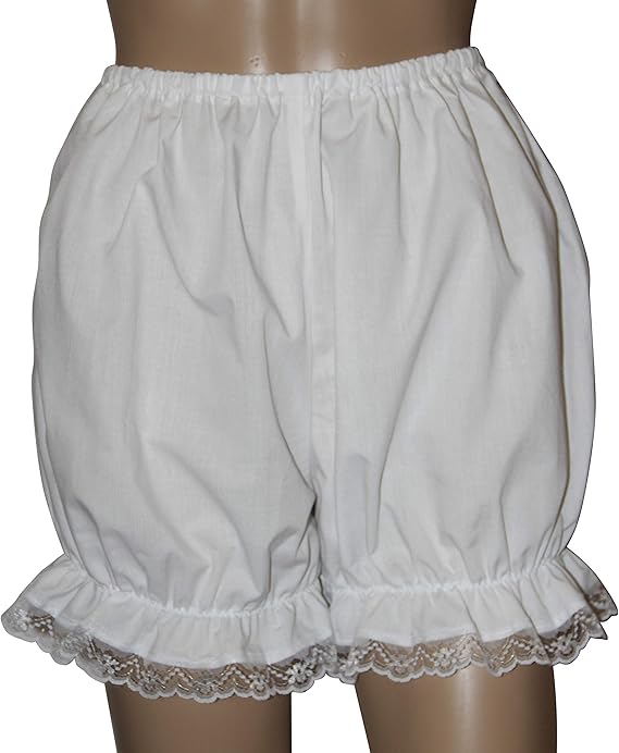 Brigitta Victorian/Edwardian Bloomers - Pantaloons With Lace Trim Fancy Dress Sissy Knickers (Large)