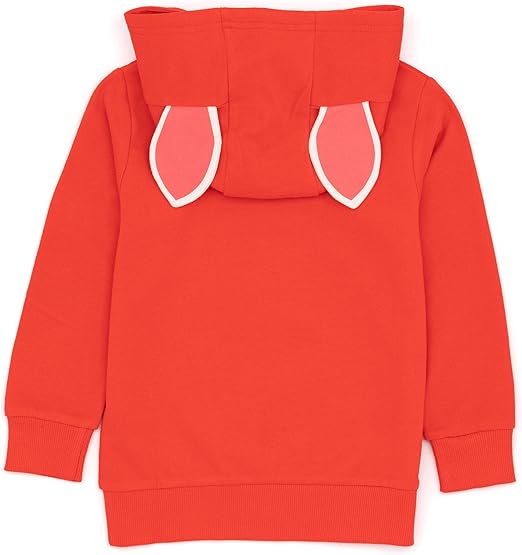 Paw Patrol Kids Hoodie | Boys Girls Chase Marshall Skye Everest OR Rubble Sweater Options | Yellow Navy Red Pink Blue Jumpers 3D Ears | Nickelodeon Merchandise, 3-4 Years