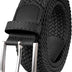 TANGCHAO Mens Belt,Elastic Braided Belt Unisex Men Women Braided Elastic Stretch Woven Belt 33mm(1.25") Multi Colours Black 90
