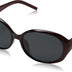 Eyelevel Women's JOCELYN JOCELYN Oversized Polarized Sunglasses 60, Burgundy/Grey Polarized