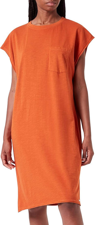s.Oliver Women's Dress short, terracotta, Orange, M