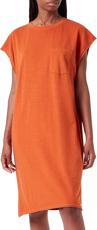 s.Oliver Women's Dress short, terracotta, Orange, M