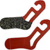 Red Suricata Adjustable Size Sock Blockers - Pair of Socking Stretchers for Knitting & Crochet Socks