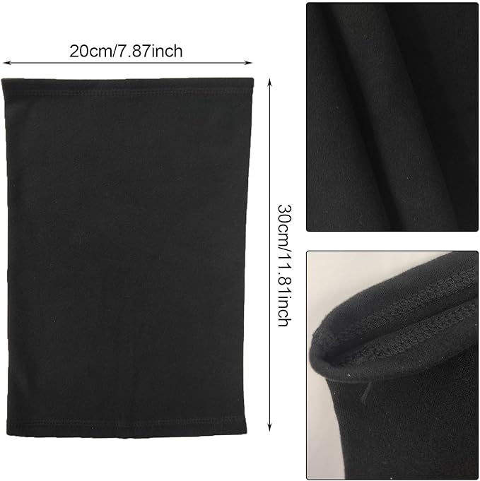 EUPSIIU 2 Pcs Kids Neck Warmer, Winter Neck Warmer Gaiter Fleece, Kids Ski Mask,Tube Scarf, Windproof Neck Scarf, Thermal Mask for Outdoor Sports Skiing Running Boys and Girls, One Size