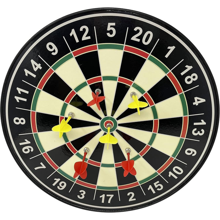 Magnetic Dartboard Set – LED Light-Up Safe Darts Game for Kids (41cm)
