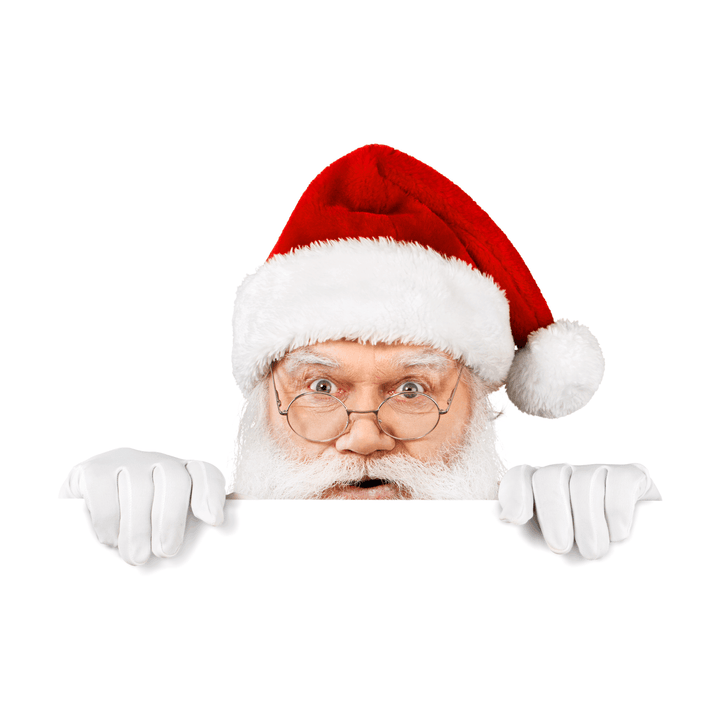 4 Pack Luxury Plush Christmas Santa Hats – Classic Red Unisex Xmas Hats