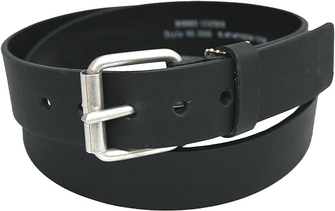 Mens 38mm Leather Smart / Casual Jeans Black Belt Size 32" - 36" Medium