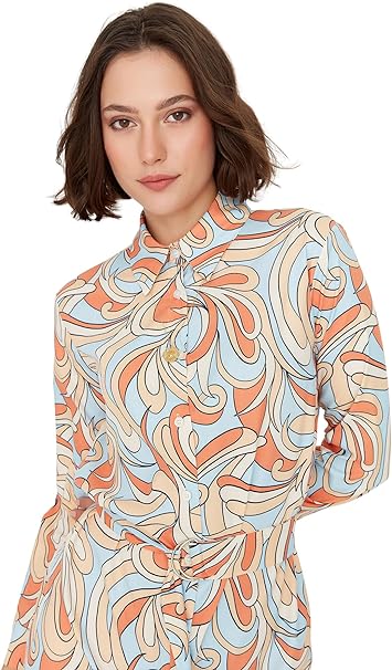 Trendyol Dress - Multi-Color - Shirt Dress UK12