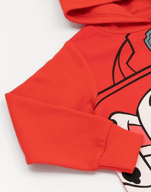 Paw Patrol Kids Hoodie | Boys Girls Chase Marshall Skye Everest OR Rubble Sweater Options | Yellow Navy Red Pink Blue Jumpers 3D Ears | Nickelodeon Merchandise, 3-4 Years