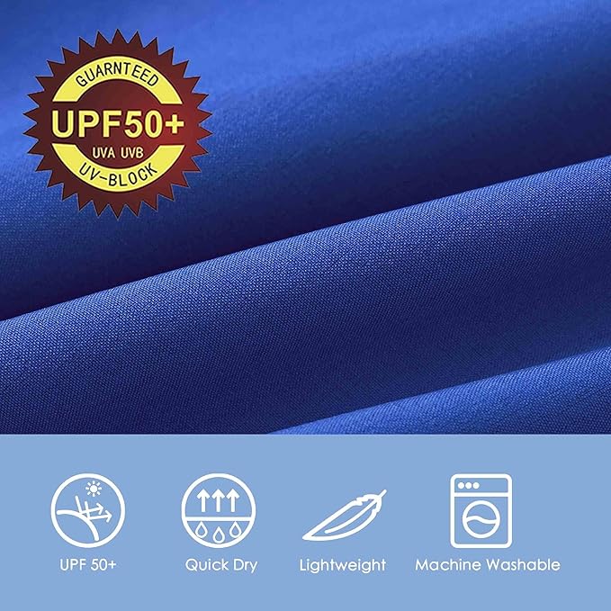 Willit Women's 3" Swim Board Shorts Swimming Bottoms with Brief Liner Quick Dry UPF 50+ Royal Blue M