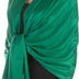 Sakkas Large Soft Silky Pashmina Shawl Wrap Scarf in Solid Colors - Emerald Green
