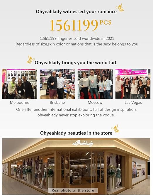 ohyeahlady Bodysuit for Women Going Out Stretch Lace Sexy Lingerie Naughty V Neck Body Suit Leotard Clubwear Tops,White, M-L