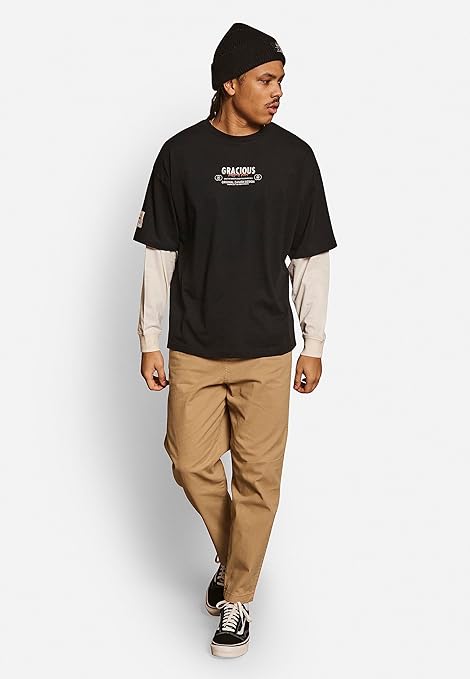 Redefined Rebel Men's Rrarian Pants Casual Trousers, Travertine, XL