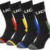 JCB Work Socks - Work Wear Boot Socks - UK 6-11 EURO 39-46 – Men's Work Socks, Cushioned Terry Loops, Ribbed Leg Support