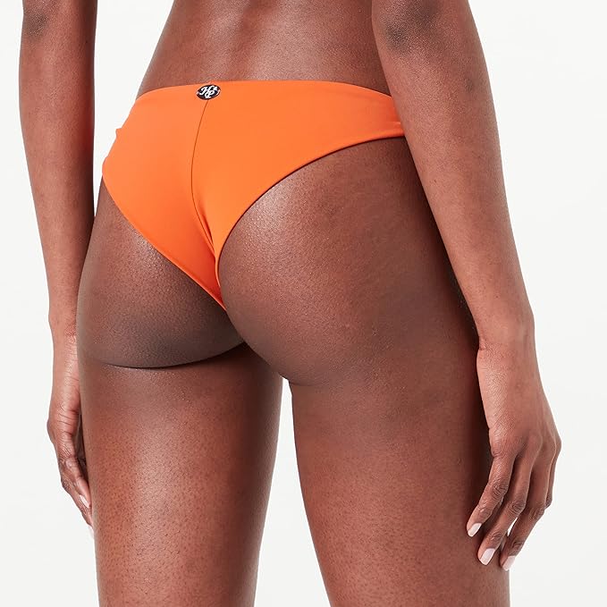 HAUTE PRESSION Women's T3027 CO1 Bikini Bottoms, Orange, UK 10