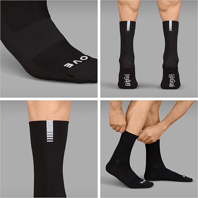 GripGrab Lightweight SL Single and Multipack Performance Summer Cycling Socks Eyecatching, Lengths Bike Sock