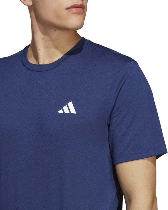 Adidas Men's Essentials Comfort Training T-Shirt (Short Sleeve), Dark Blue, L