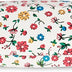 LAGO TERRA Easy-Open Ditsy Floral Hard Shell Glasses Case - White Floral