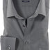 Olymp Luxor Men's Business Shirt, Extra Long Sleeve, Plain, Comfort Fit,Medium Grey 60, 2XL