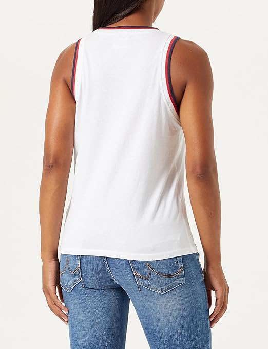 Diadora Women's L. Tank TWEENER, Optical White, XL