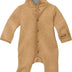 Disana Walk-Overall, with Fold-Over Cuffs, 100% Organic Merino Wool GOTS, IVN Best, Newborn Baby, Toddler, Child, Unisex, Made in Germany, caramel, 98/104 cm