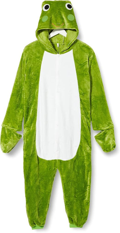 Everglamour 5055601173276 Onesie/Body Suit, Unisex-Adult, X-Large, Green/White