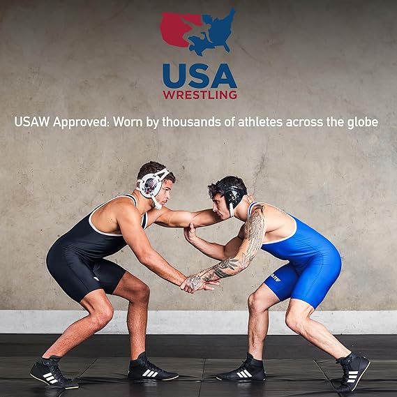 Elite Sports Men’s wrestling singlets, Standard Singlet for Men Wrestling Uniform (Black, X-Large)