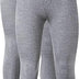 ---BUY ONE GET ONE FREE--- Heatwave® Pack of 2 Men's Thermal Trousers Long Johns, Grey, M