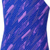 Speedo Junior Girl's Hyperboom Allover Medalist One Piece Swimsuit | Chlorine Resistant | Quick Drying, True Cobalt/Sweet Purple/Disco Peach, 11-12 Years