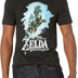Nintendo Men's Zelda Breath of The Wild Link Epona Posing T-Shirt, Black, S