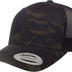 Yupoong YP Classics Retro Trucker Cap, Multicam Black, One Size