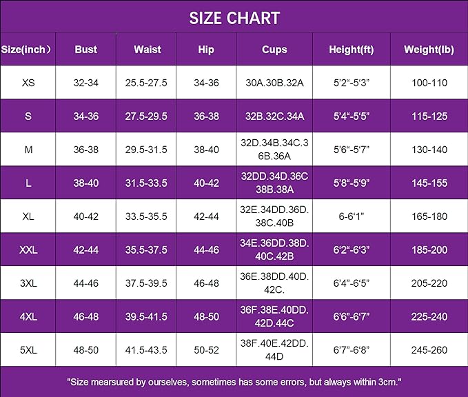 Avidlove Women Lace Lingerie Front Closure Babydoll V Neck Nightwear Sexy Chemise Nightie, Rose Viole, Large