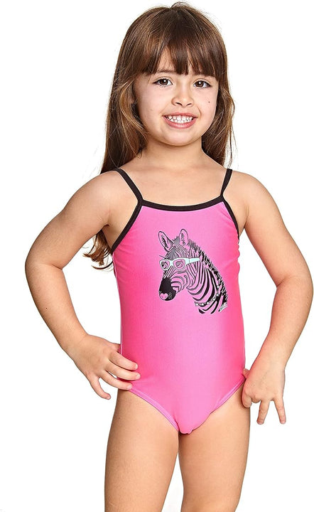 Zoggs Baby Girls' Zebra Classicback Pink 26 One Piece Swimsuit