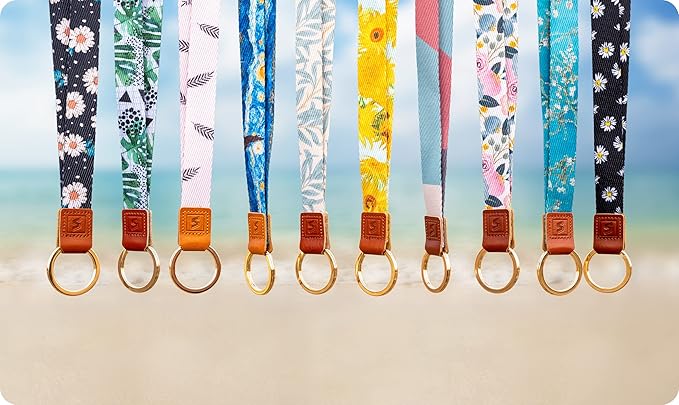 SENLLY Neck Lanyard Strap for Keys, Original Pattern Design ID Badge and Keychain Holder