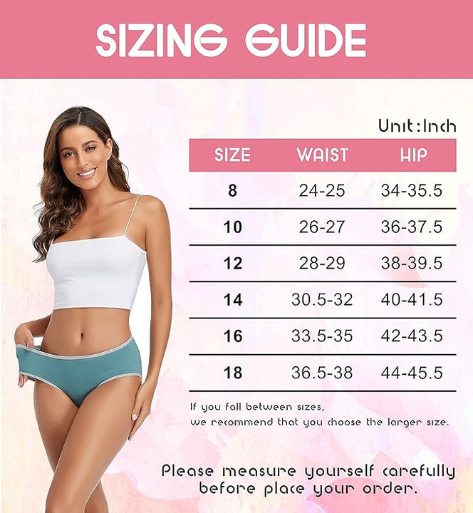 TUTUESTHER Cotton Hipster Knickers Ladies Low Rise Underwear Panties No Show Full Coverage Briefs 6 Pack(16,Purple Red/Chrome Yellow/Vivid Blue/Rogue red/Bright Yellow/Grey-Green)