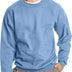 Hanes Mens Ultimate Cotton Sweatshirt Long Sleeve Sweatshirt - Blue - XL