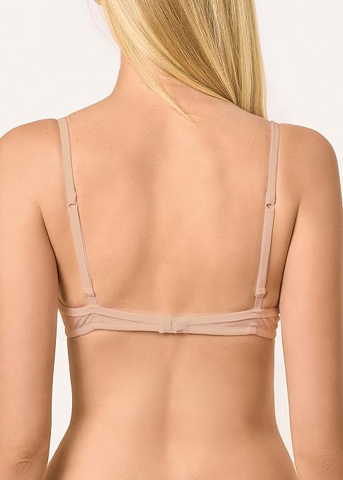 2 PACK Golden Lady Women's Reggiseno a triangolo Bra, Naturale, 4-B IT = 38B UK