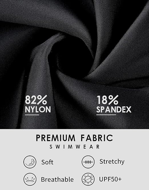 Charmo Women's Plus Size Racerback Swimming Costume Boyleg One Piece Swimsuit Sport Modest Swimwear 18