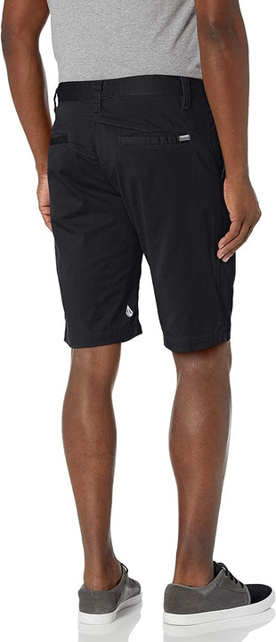 Volcom Men's Vmonty Stretch Chino Short, 28, Black