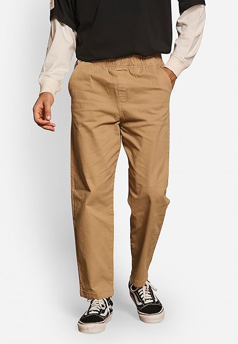 Redefined Rebel Men's Rrarian Pants Casual Trousers, Travertine, XL