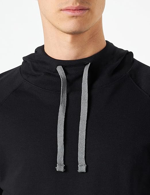 Trigema Men's 679905 Sweatshirt, Black, L