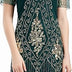 BABEYOND 1920s Flapper Fringed Sequin Dress Roaring 20s Fancy Dress Gatsby Costume Dress V Neck Vintage Beaded Evening Dress (DarkGreen, S)