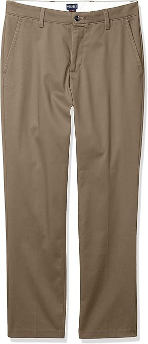 Dockers Men's Easy Khaki Slim fit Casual Pants, Timber Wolf, 32W x 32L