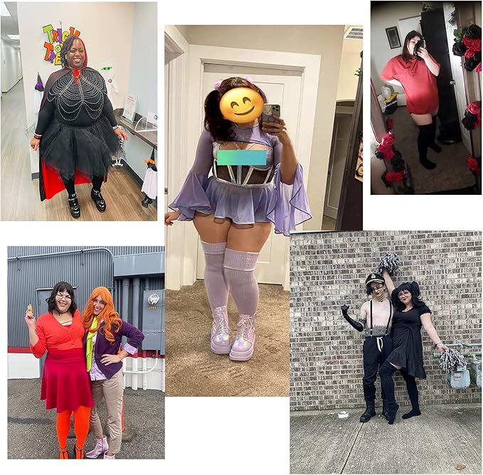 Plus Size Womens Thigh High Socks for Thick Thighs- Extra Long & Thick Over the Knee Stockings- Leg Warmer Boot Socks