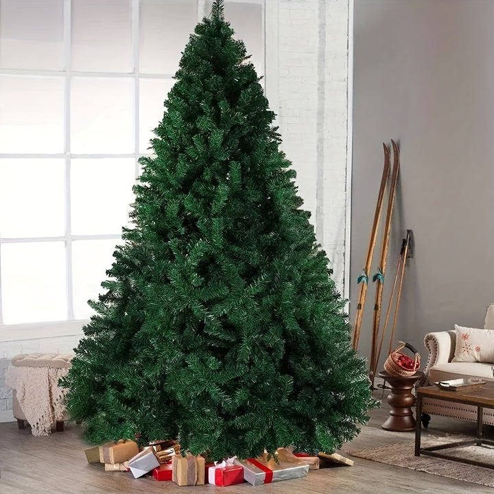 6ft/1.8m Traditional Green Christmas Tree – 850 Tips with Metal Stand