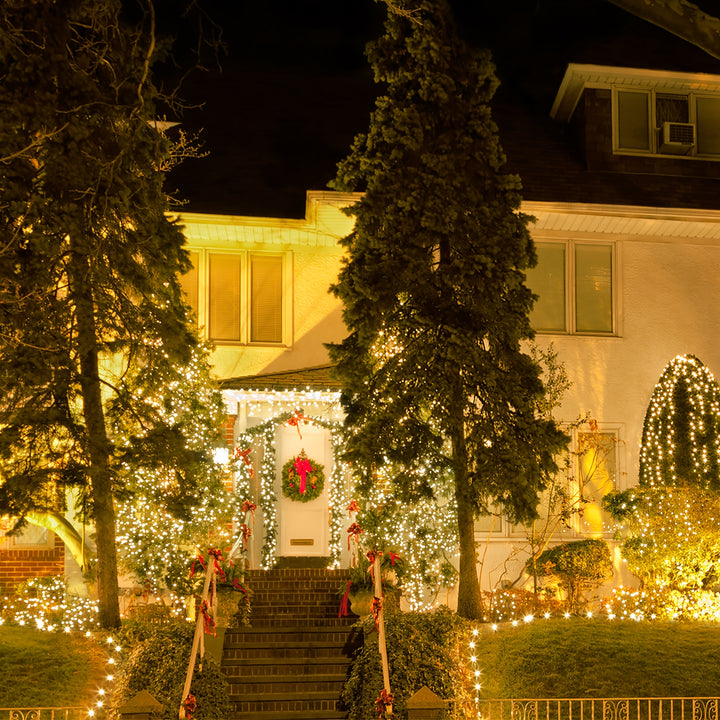 100m/200m Copper Wire Fairy Lights – Warm White LED with Remote & 8 Modes