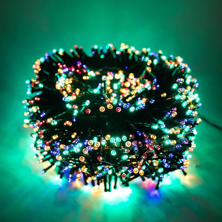 500 LED Christmas Fairy Lights – 8 Modes, Timer, Waterproof, Indoor/Outdoor