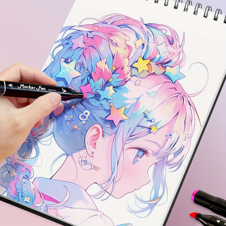 120/168 Colours Alcohol Markers – Dual Tip Art Pens with Carry Bag & Stand