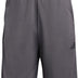 Adidas Men's Essentials Piqué 3-Stripes Training Shorts, Grey Five/Black, M