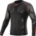 Alpinestars Ride Tech V2 Top Long Sleeve Summer, Men's Long-Sleeved Functional Shirt, Sports Shirt, Breathable, Black/Red, M-L